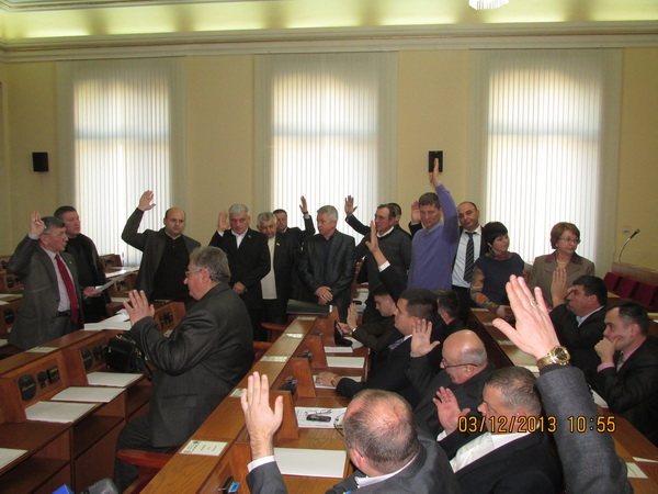 Рішення зборів депутатів опозиційних фракцій і позафракційних, яке не оприлюднила прес-служба обласної ради 