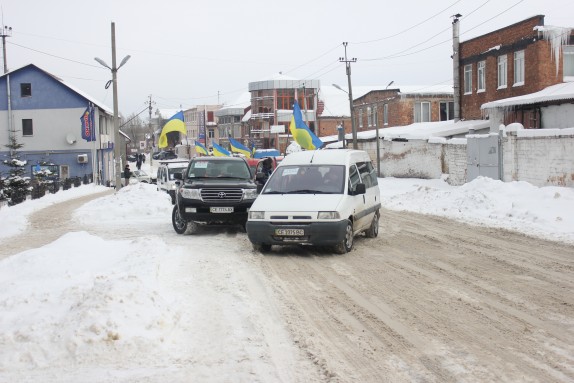Буковинські автомайданівці підтримали Кличка і вирушили у 'партизанський' рейд (оновлено)