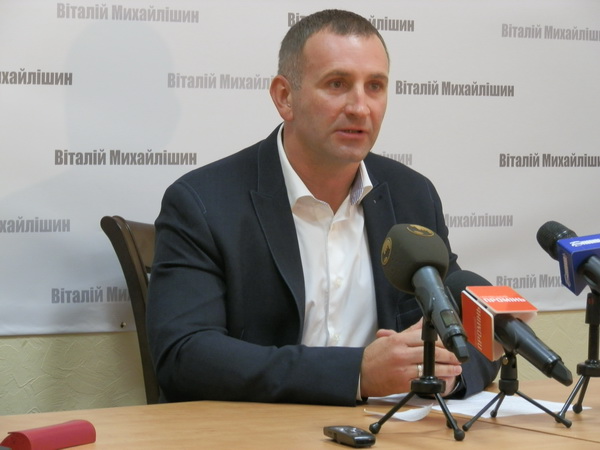 Кандидат в нардепи Віталій Михайлішин організував прес-конференцію не з виборчого фонду