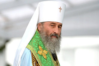 Митрополит Онуфрій поїхав в Москву, щоб привітати патріарха Кирила
