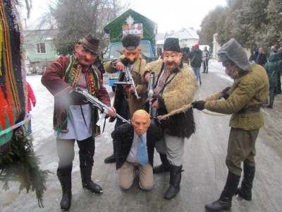 На Буковине инсценировали казнь Путина: опубликованы фото