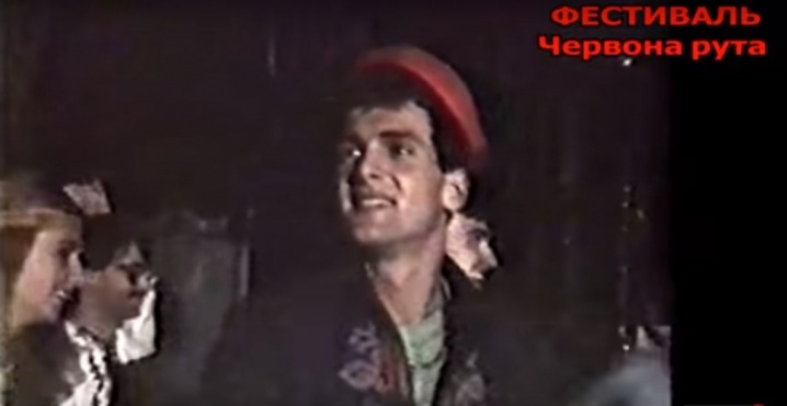 Георгій Гонгадзе на фестивалі «Червона рута-89» у Чернівцях. Архівне відео