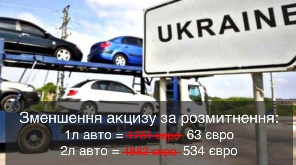 Рада підтримала ініціативу 'Народного фронту' щодо здешевлення для українців вживаних авто