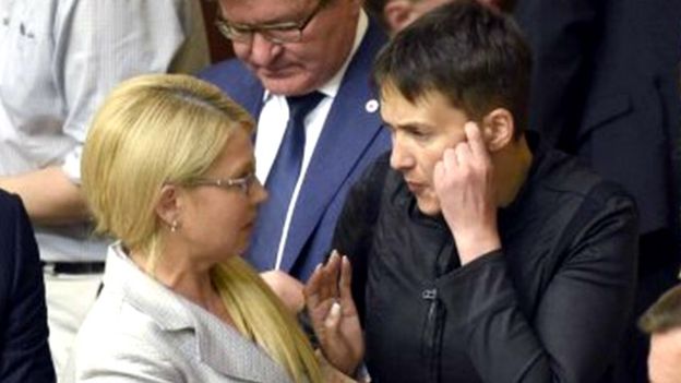 Надію Савченко виключили зі складу фракції «Батьківщина» 