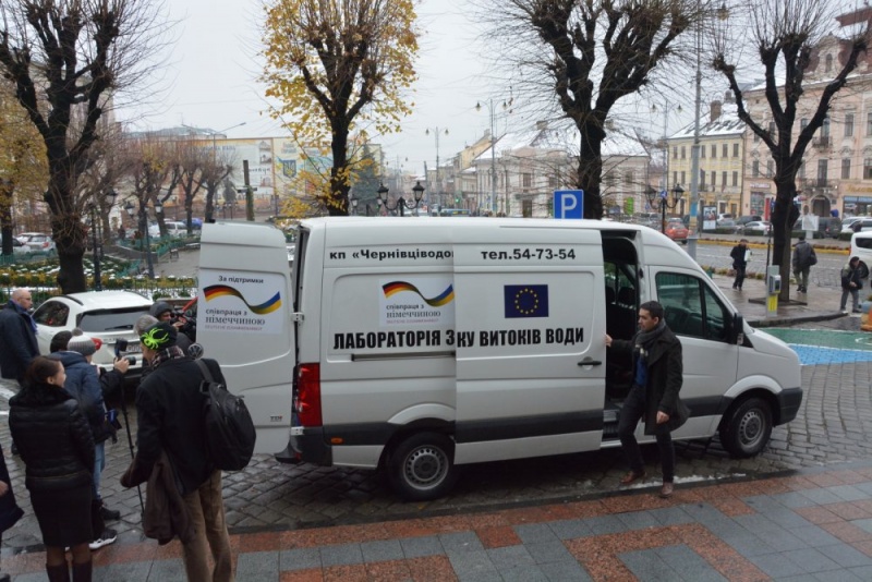 «Чернівціводоканал» отримав від ЄС телеінспекційне  обладнання вартістю 100 тисяч євро (ОНОВЛЕНО)