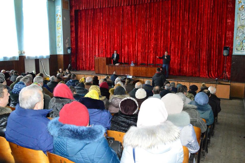 Рибак звітував про зроблене на сходці жителів сіл Іспас та Майдан