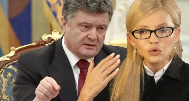 Тимошенко б'є Порошенка на його полі