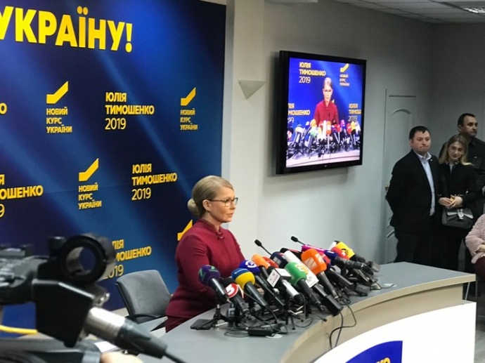 Тимошенко звинуватила Порошенка у фальсифікації виборів і не підтримує жодного з кандидатів у другому турі