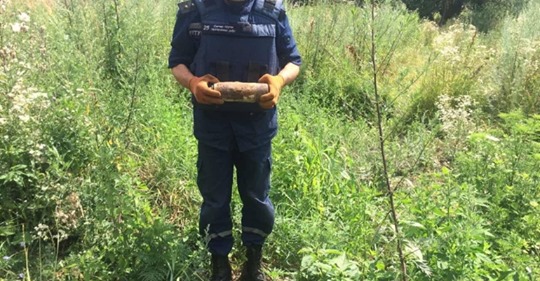 Неподалік Бочківців  місцевий мешканець знайшов артилерійський снаряд часів I Світової війни