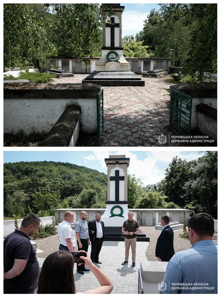 У селі Валя Кузьмина відновили меморіал Першої світової війни