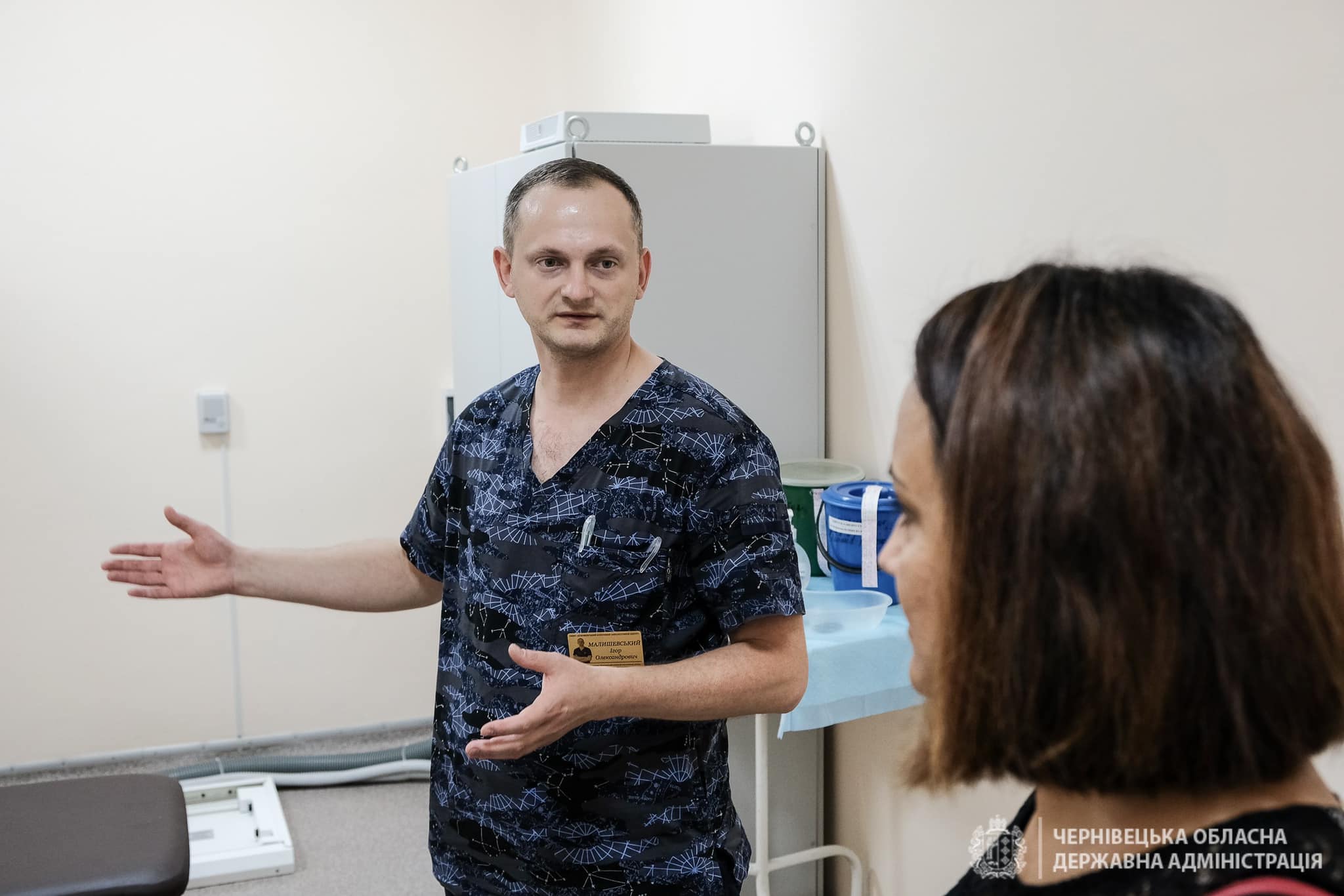Малишевський показав Гусак і Чорному, як капітально ремонтують чотири відділення онкоцентру