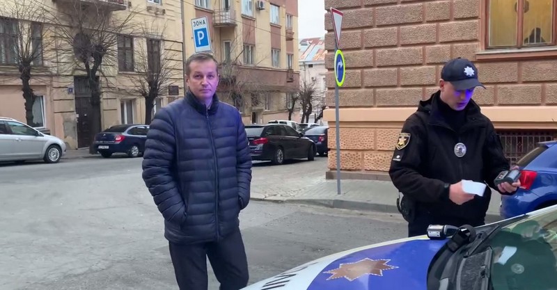 Заступника міського голови Лесюка оштрафували за порушення правил дорожнього руху