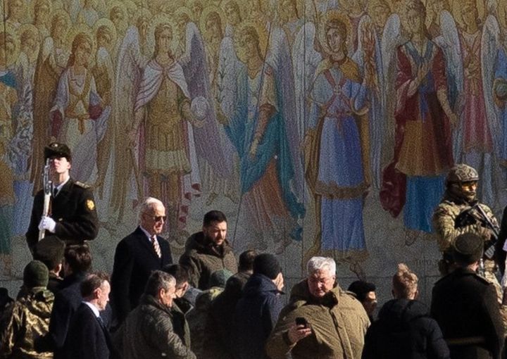 Президент США Джо Байден з раптовим візитом відвідує столицю України Київ