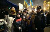 Новорічна ніч біля чернівецького намету на Майдані (+відео)