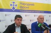 Максим Бурбак та Микола Федорук поспілкуються з журналістами про чесні вибори 