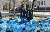 У парку ім. Ю. Федьковича учні зібрали 500 пакетів сміття 