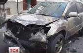 З’явилося відео зі згорілим автомобілем депутата Чернівецької міськради