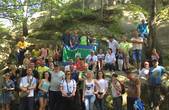 Активісти 'Народного Фронту' здійснили ' вилазку ' на Протяте каміння у Вижницькому районі