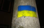 За розпорядженням сільського голови замалювали стовпи з українською символікою,  – волонтери обурені випадком на Хотинщині