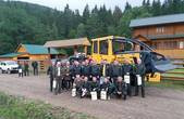 У Банилівському лісництві працює перший вітчизняний трелювальний трактор