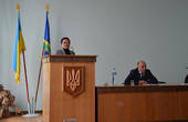 Голова парламентської фракції 'Народного фронту' привітав новообрану голову Хотинської районної ради 