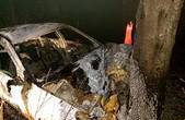 Поліція встановлює особу водія, який згорів в машині у Вашківцях