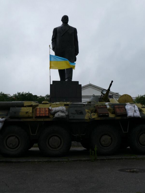 У Краматорську продовжують берегти пам'ятник Леніну