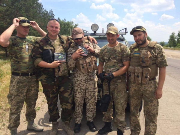 Екс-міністр Дмитро Булатов із зони АТО подякував буковинським волонтерам (фото)