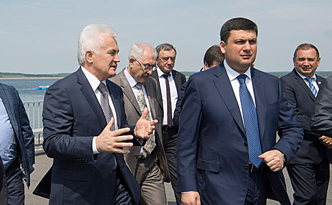 Володимир Гройсман здійснив пуск трьох нових гідроагрегатів на Дністровській ГАЕС