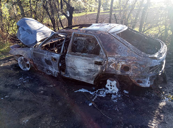 Через неприязнь буковинець спалив сусіду автомобіль (ФОТО)