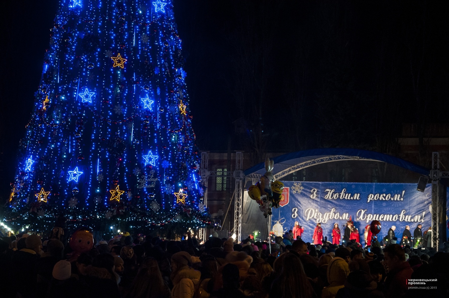 Чернівці серед лідерів витрат бюджетних коштів на святкування Нового року