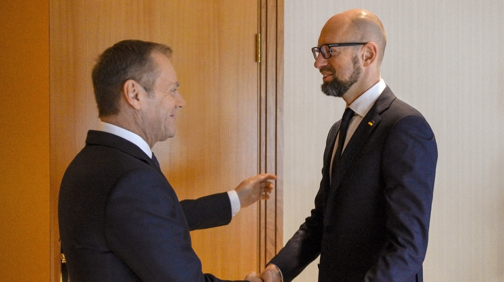 Арсеній Яценюк на зустрічі з Дональдом Туском: Україна - це ключ до майбутнього Європи (фото)