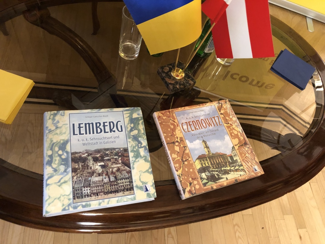 Австрієць Грегор Гатчер-Рідль, який раніше вже написав книгу про Чернівці, презентував у Відні книгу про Львів