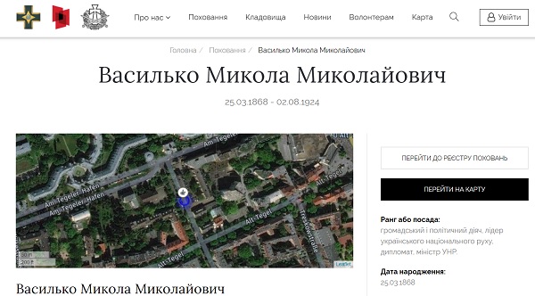 “Віртуальний некрополь української еміграції”: створено ресурс про місця поховань української еліти за кордоном