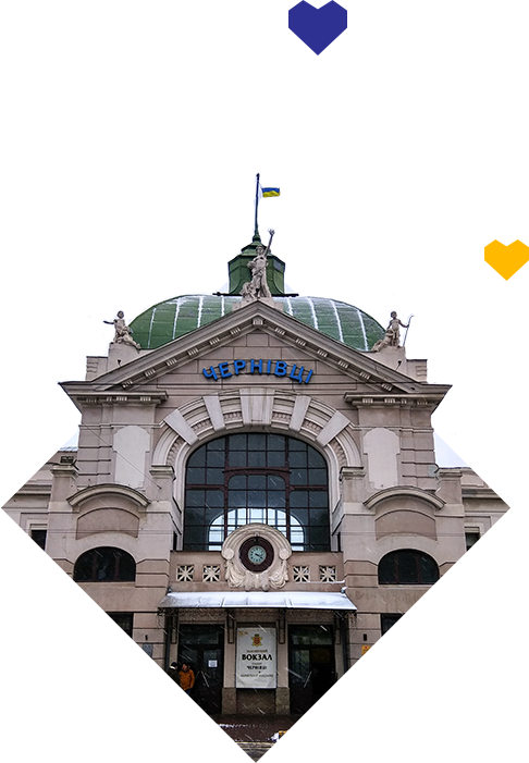 'Укрзалізниця' вказала Чернівці у переліку п'яти найромантичніших маршрутів України, куди можна доїхати потягами