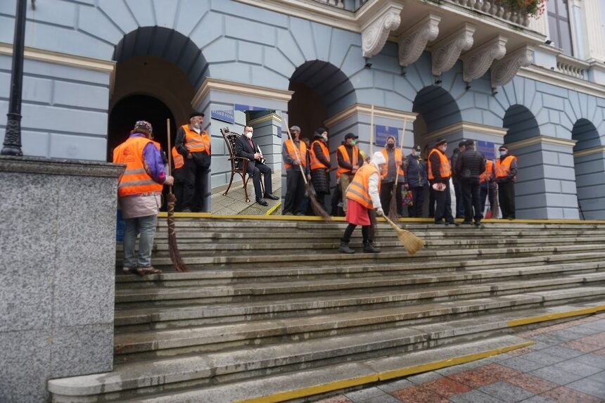 У Клічука зробили те, що пропонував Каспрук, і спровокували бунт двірників 