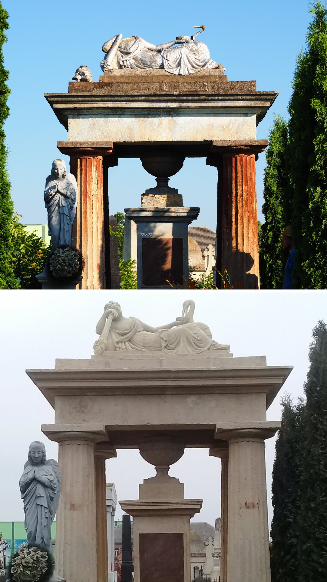 На Руському цвинтарі у Чернівцях відреставрували унікальні польські надгробки