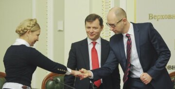 Ляшко, Тимошенко і Яценюк уперше випередили Порошенка за рейтингом недовіри українців до політиків