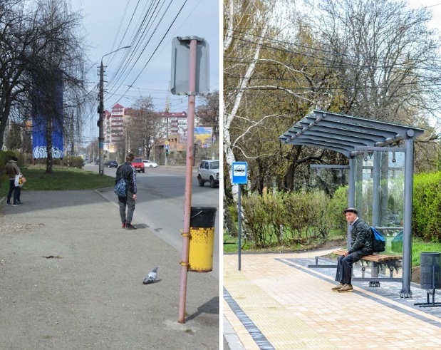 У Клічука похвалилися, що всього за тиждень відновили зупинку громадського транспорту біля заводу «Кварц»