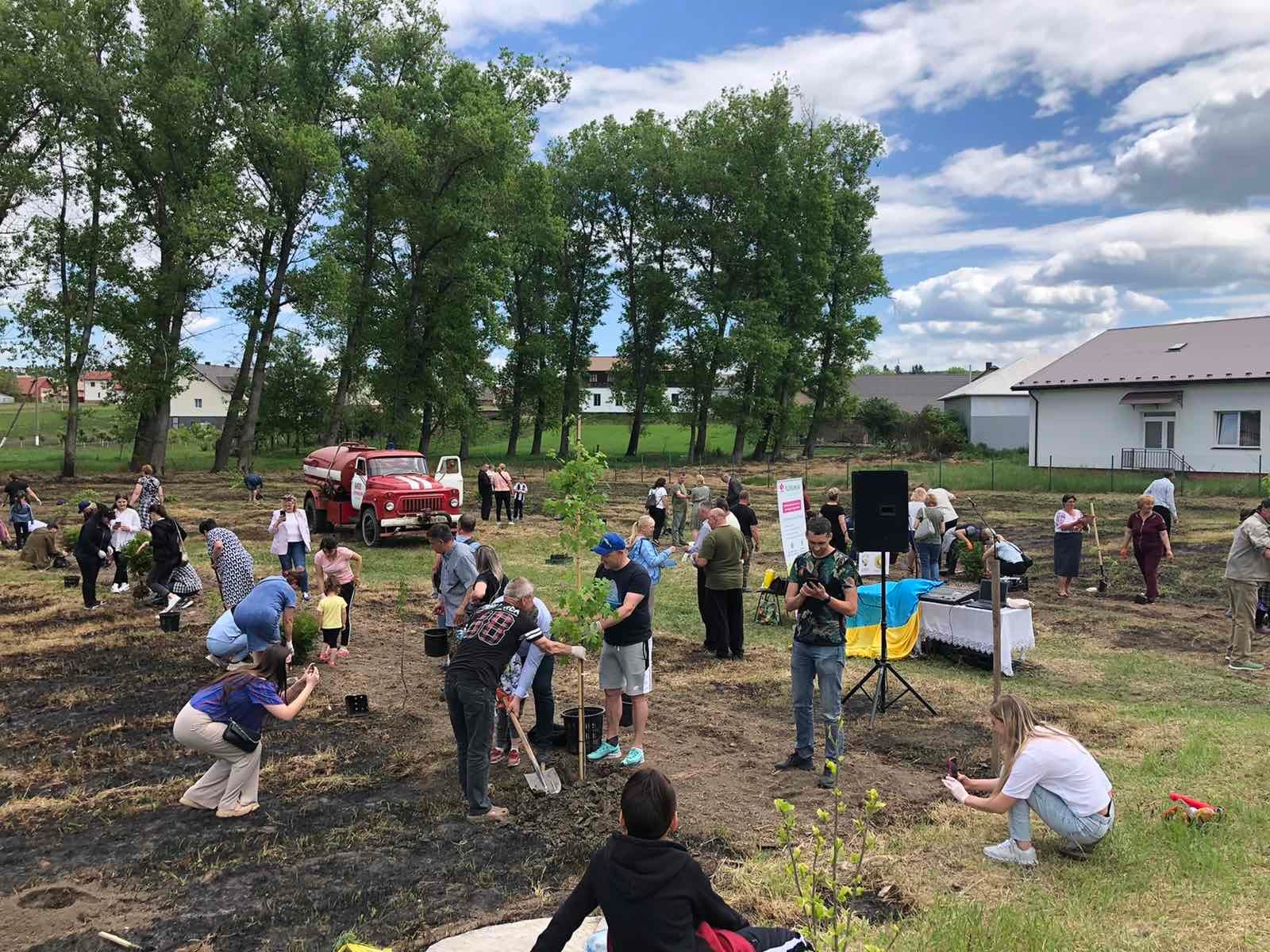  Упродовж травня буковинці спільно з переселенцями заклали 'Сади єднання' у десяти громадах області 