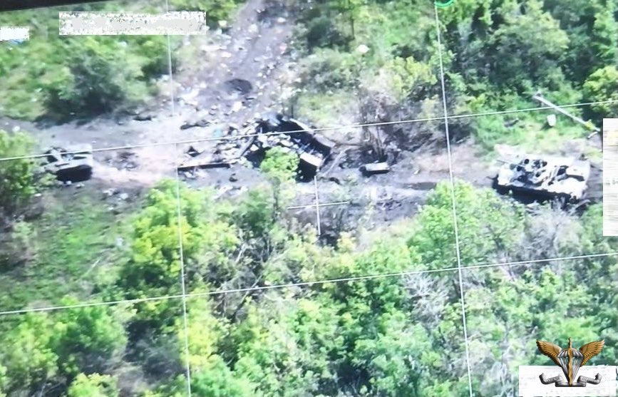 Артилерійський підрозділ 80-ї окремої десантно-штурмової бригади ДШВ ЗСУ знищив взвод рашистів разом з бронетехнікою 