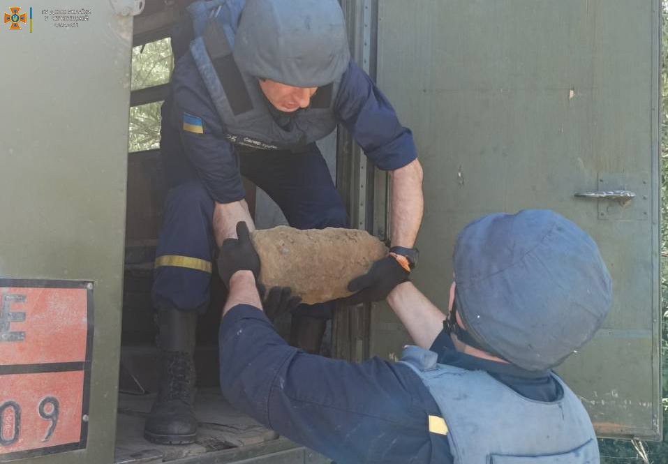 Поблизу Боян виявили артилерійський снаряд часів Першої Світової війни