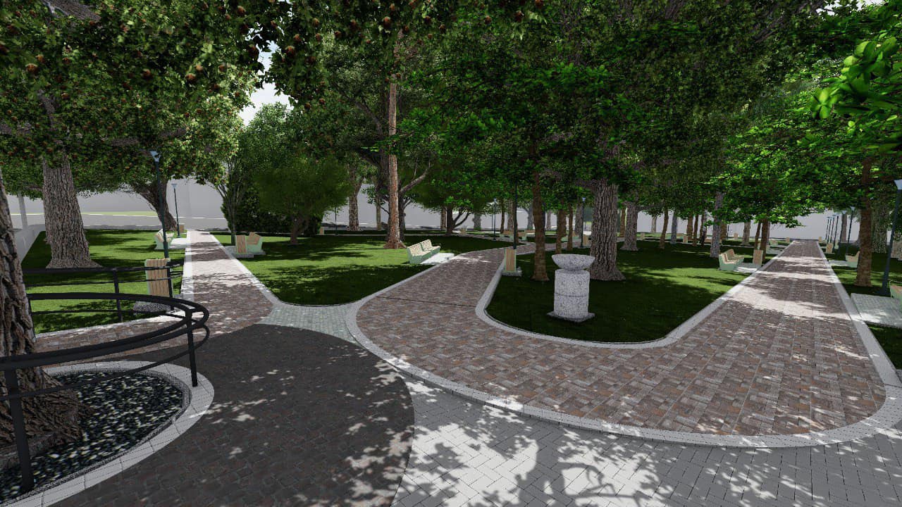 Зазуляк показав, як виглядатиме оновлений сквер на Кордуби