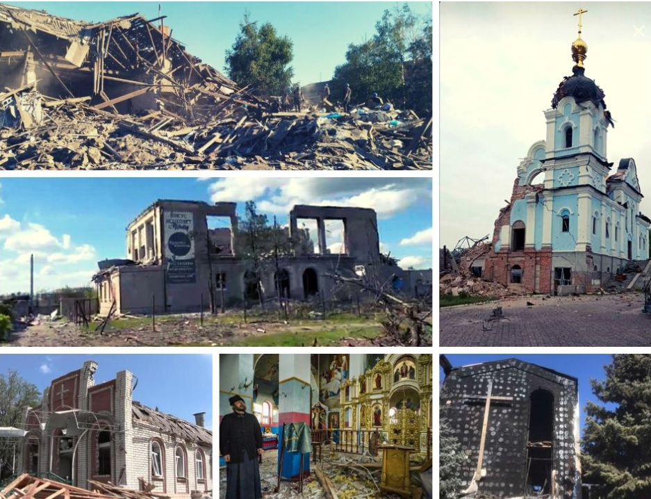 Зі 195 ушкоджених рашистами християнських споруд 68% (132 об’єктів)  належать Українській Православній Церкві Московського патріархату (УПЦ), - ДЕСС