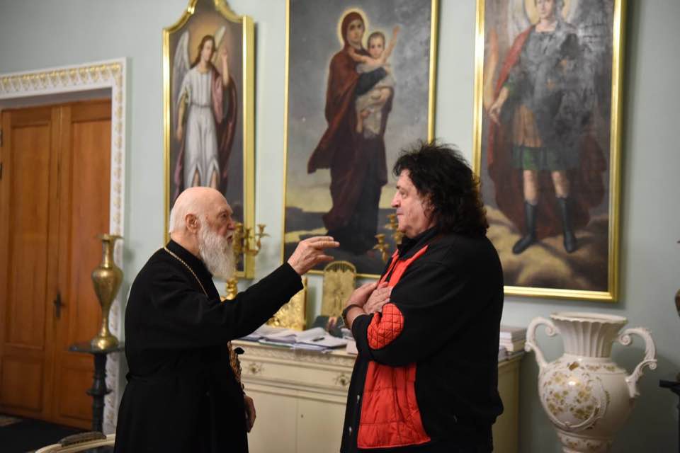 Патріарх Філарет нагородив Іво Бобула церковним орденом 