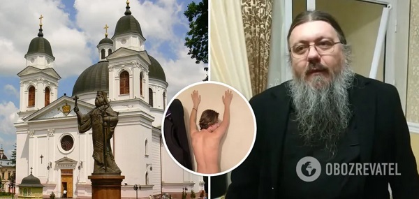 Архімандрит російської церкви, якого застали із неповнолітнім хлопцем, дорікнув СБУ за 'віроломство' та роздягання. ВIДЕО  