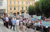 У Чернівцях протестують проти наміру ліквідувати залізничне депо