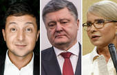 Зеленський, Порошенко і Тимошенко є лідерами президентського рейтингу - опитування КМІС
