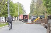 У Чернівцях вже розрили частину вулиці, яку під час парламентських виборів асфальтувала Оксана Продан