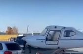 До МРЕО у Чернівцях привезли оформляти літак (ВІДЕО)